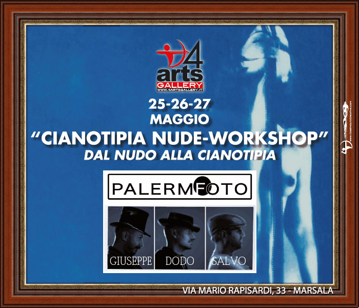 Cianotipia Nude-Workshop, banner web 4ARTS Gallery