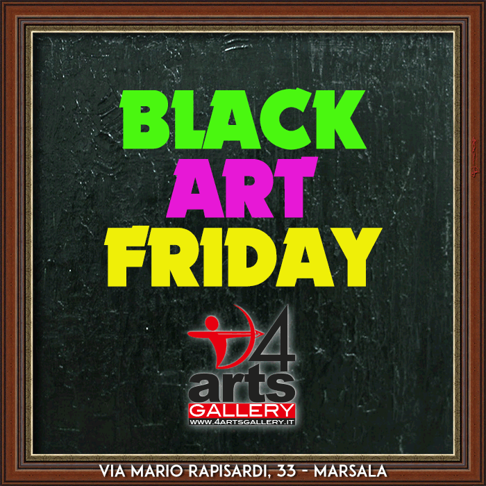 Black Art Friday, banner web 4ARTS Gallery