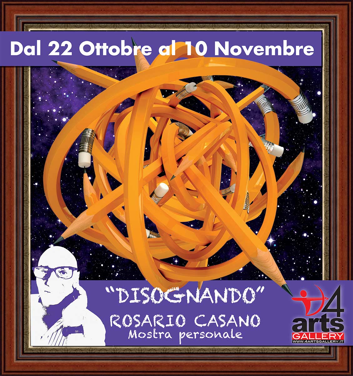 Rosario Casano - Disognando,  pannello 4ARTS Gallery