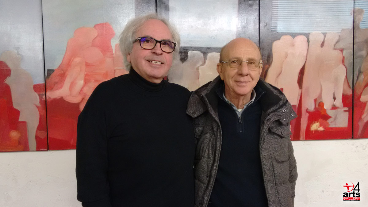 Sal Giampino e Gero Sicurella in 4Arts Gallery